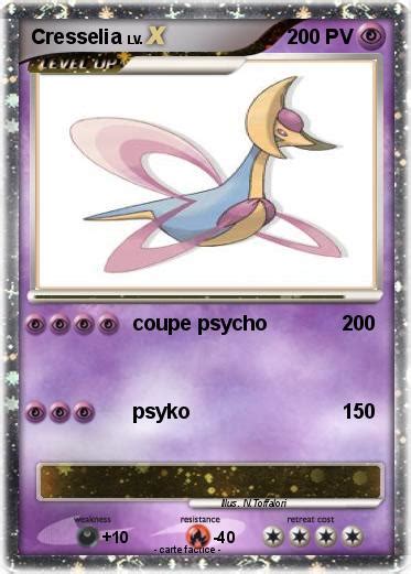 Pokémon Cresselia 445 445 coupe psycho Ma carte Pokémon