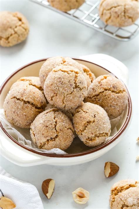 Delightfully Chewy Amaretti Cookies Made With A Combo Of Ground Almonds