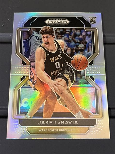 Panini Prizm Draft Picks Jake Laravia Rookie Rc Silver Prizm