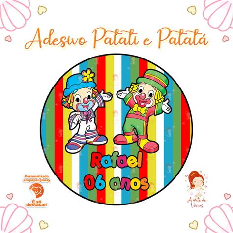 Adesivos Personalizados Patati Patat Elo Produtos Especiais