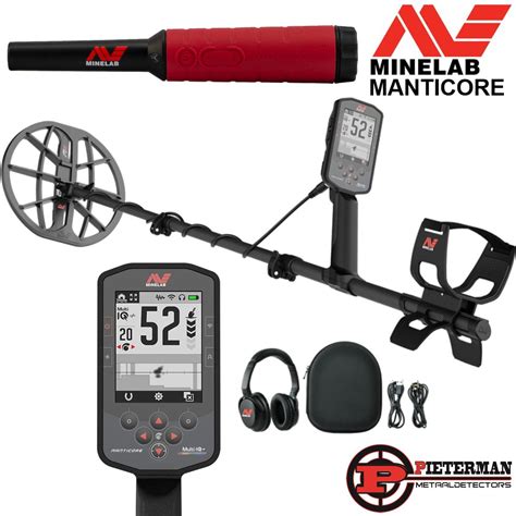 Minelab Manticore Multi IQ Metaaldetector Met Gratis Pro Find 40