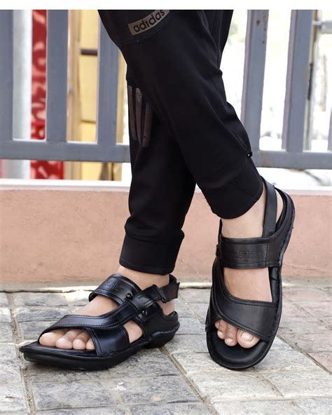 Kavsun Pure Leather Sandals For Men