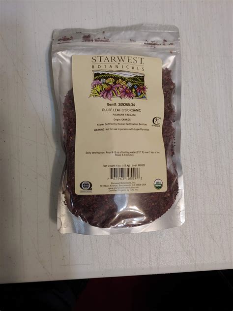 Amazon Starwest Botanicals Organic Dulse Leaf Powder Oz