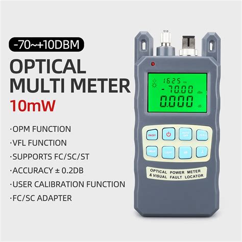 KELUSHI All IN ONE Fiber Optical Power Meter 70 10dbm Cable Tester 10mw