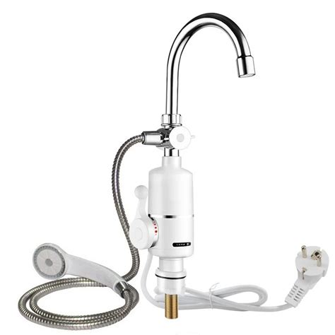 V W Instant Hot Water Tap Tankless Electric Faucet Kitchen Instant Hot Faucet Water