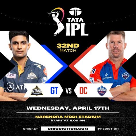 Match Preview Gujarat Titans Vs Delhi Capitals Ipl 2024 32nd Match