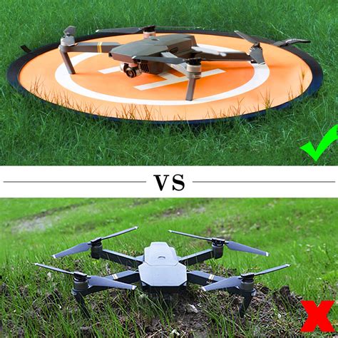 Drone Landing Pad Wisfox Universal Waterproof D 75cm30 Portable Foldable Landing Pads For Rc