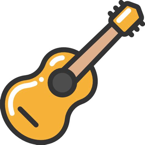 Acoustic Guitar Free Icon Guitar Vector Png 512x512 Png Clipart Download