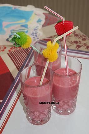 Recette De Smoothie Banane Framboises Fraises Poire