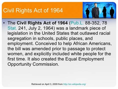 Implications Of Title Vii Of The Civil Rights Act Of 1964 By A Walker