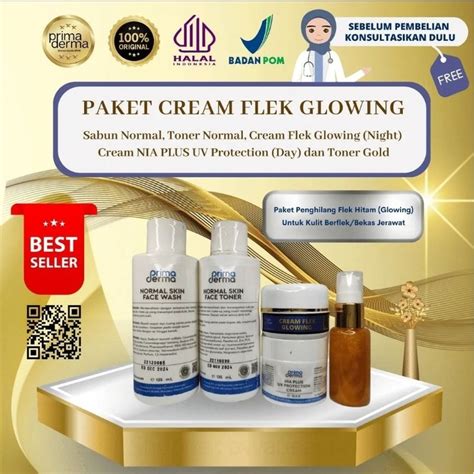 Jual PAKET PRIMADERMA CREAM WHITENING ACNE FLEK GLOWING Shopee