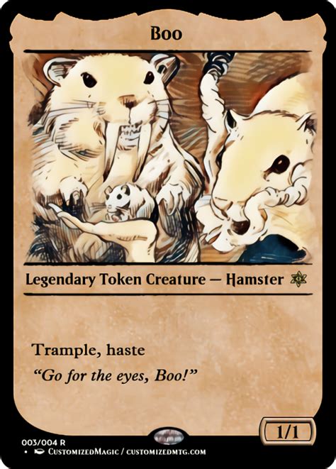 Boo Token Magic The Gathering Proxy Cards