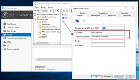 Windows Server 2019 einer Domäne hinzufügen IT Learner de