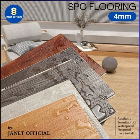 Jual Spc Lantai Wood Flooring Mm Parket Parkit Parquet Klik Mm X