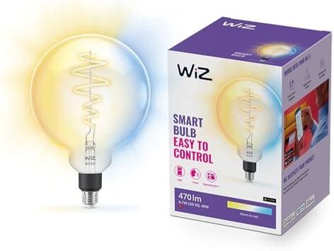 WiZ ampoule LED Connectée Wi Fi Claire Globe Géant E27 Nuances de