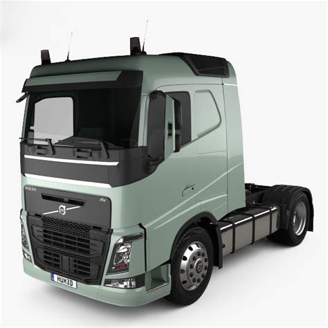 Volvo Fh Sleeper Cab Axle D Turbosquid