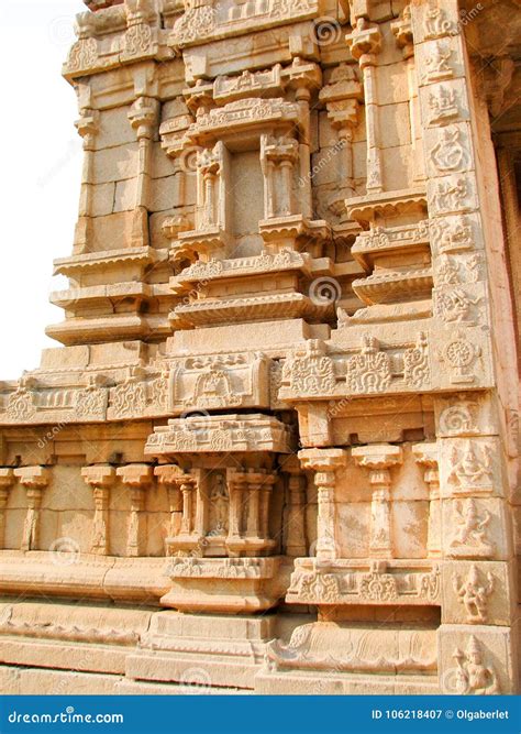 Detail Of Shiva Virupaksha Temple Stock Image Image Of Doorway