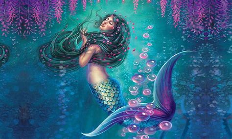 Pretty Mermaid Mermaid Ocean Tail Magical Mythical Sea Creature