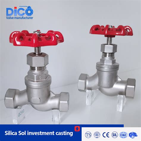 Dico 2 Stainless Steel 200wog Cf8cf8m Bsp S Type Globe Valve Globe Valve And Stainless Steel