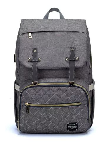 Mochila Lequeen D Ndi Smart Multifuncional Moderna Gris Mercadolibre