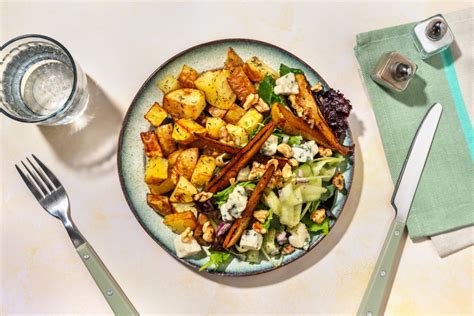 Salade de poires caramélisées au bleu Recette HelloFresh