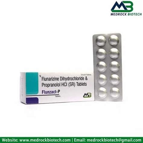 Propranolol 40 Mg With Flunarizine 10mg At Rs 1000box Sibelium