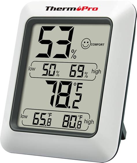 Thermopro Tp50 Digital Hygrometer Indoor Thermometer Room Thermometer And Humidity