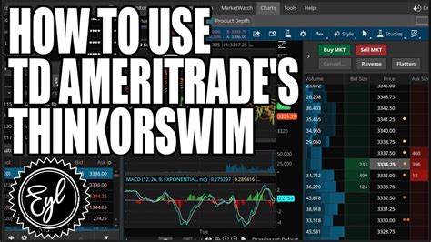 HOW TO USE TD AMERITRADE S THINKORSWIM YouTube