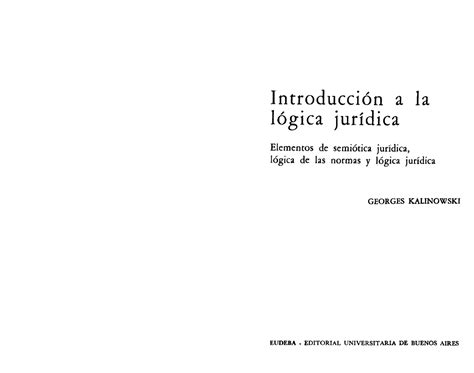 623 Libro de la lógica jurídica Introducción a la lógica jurídica