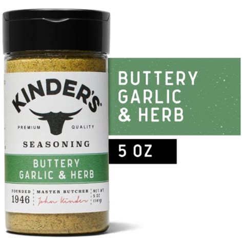 Kinder S® Buttery Garlic And Herb Handcrafted Premium Dry Seasoning 5 Oz Kroger