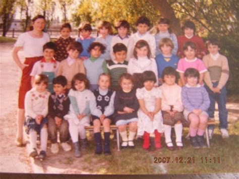 Photo de classe Derniere annee maternelle de 1983 Eugénie Cotton