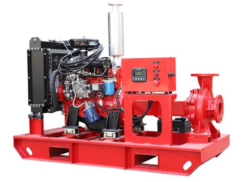 End Suction Diesel Fire Pump Diesel Engine Pump For Fire Fighting Diesel Engine Fire Pump