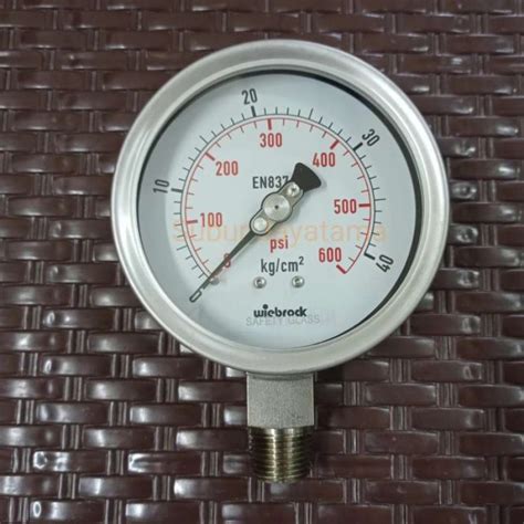 Jual Pressure Gauge All Full Stainless Inchi Bar Psi Di