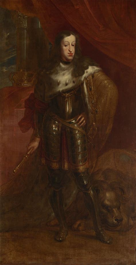 Portrait Of Charles Ii 1661 1700 King Of Spain Sardinia Naples And