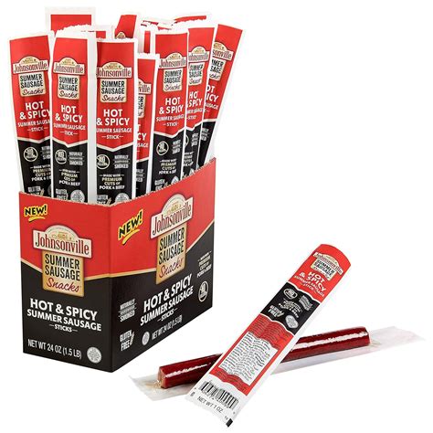 New Johnsonville Hot And Spicy Summer Sausage Sticks 1