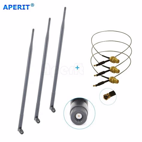 Aperit Dbi Rp Sma Ghz Wifi Antennen U Fl Kabel Mod Kit