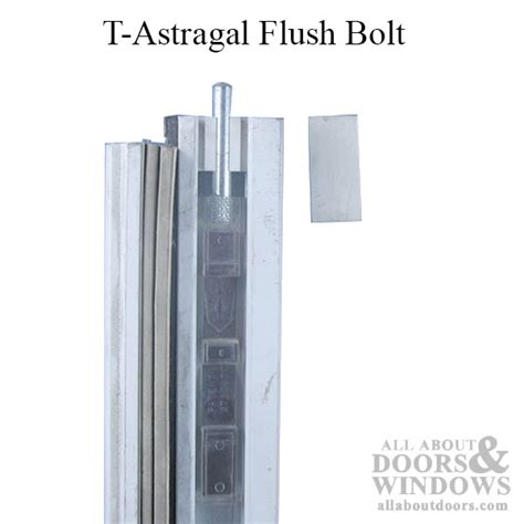 T Astragal Plastic Flush Bolt X Rod