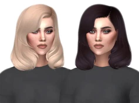 Kenzar Sims Peggy 8098 Naturals Hair Retextured Sims 4 Hairs
