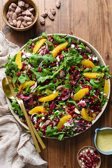 Christmas Salad Recipe With Pomegranate And Oranges Foxes Love Lemons