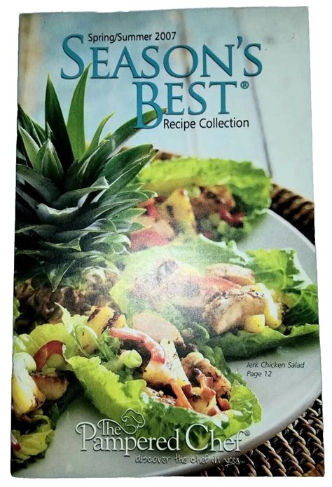 Pampered Chef Seasons Best Recipe Collection Spring Summer