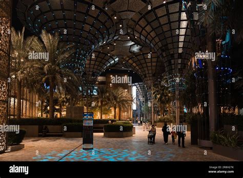 Dubai attractions and inner cities - view of the Dome of Al Wasl Plaza ...