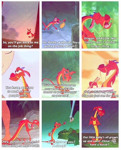 Pin by Leandra Varela on Mulan Quotes^_^ | Disney funny, Funny disney ...