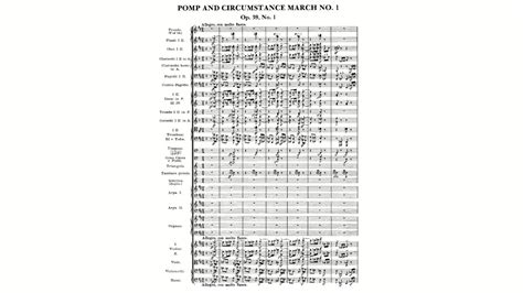 Elgar Pomp And Circumstance Military Marches Op 39 With Score