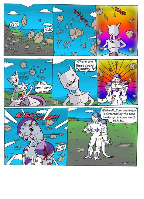 Frieza vs Mewtwo by IamOduesP on DeviantArt