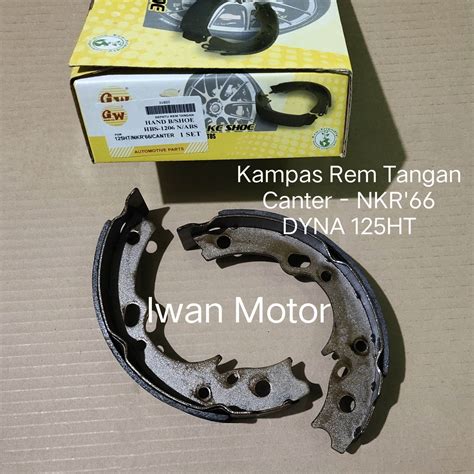 Kampas Rem Tangan Hand Brake Shoe Mitsubishi Ps Canter Toyota Dyna