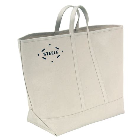 Natural Canvas Tote Bag - Large – Steele Canvas Basket Corp