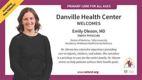 Danville Health Center Welcomes New Family Physician - NCHC: Northern ...