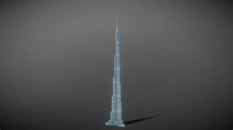 Burj Khalifa Dubai Tower Buy Royalty Free 3d Model By Zhang Shangbin