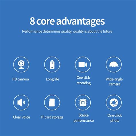 T189 Mini Camera 720P Recorder HD Secret Camera Wearable Loop Recorder