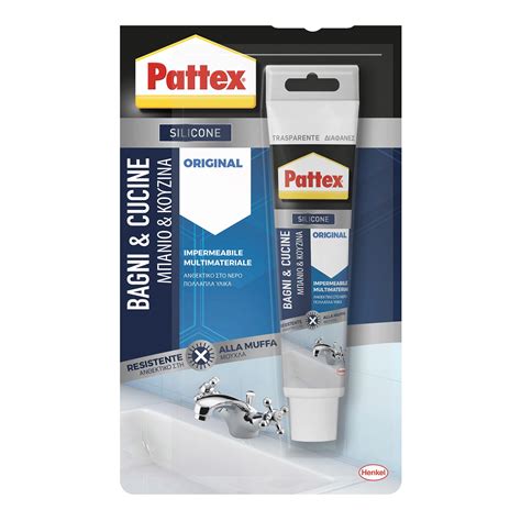 Silicone Acetico Pattex Per Sanitari Trasparente Ml Antimuffa